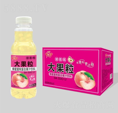 國傲蜂蜜蜜桃復合果汁飲料450mlX15