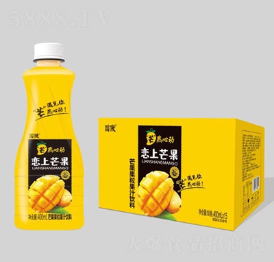 國傲芒果果粒果汁飲料400mlX15