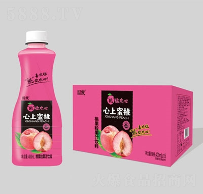 國傲桃果粒果汁飲料400mlX15