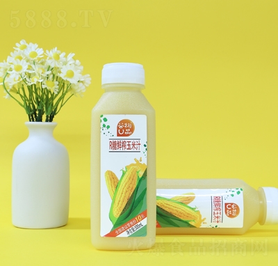 谷物U品R糖鮮榨玉米汁飲品植物飲料300毫升招商代理