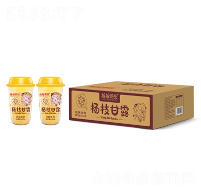 搖搖潮飲杯裝楊枝甘露風(fēng)味飲料450毫升X24杯
