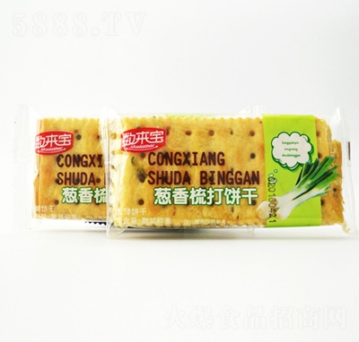 數(shù)來(lái)寶蔥香梳打餅干休閑零食