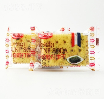 數(shù)來(lái)寶迷你蘇打餅干（海苔味）休閑零食