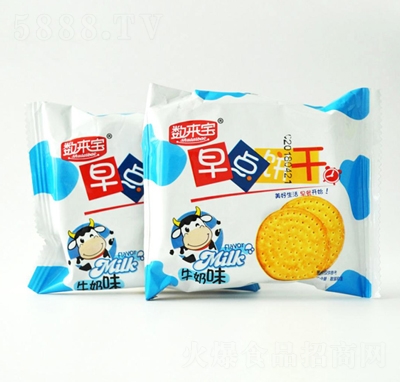 數(shù)來(lái)寶早點(diǎn)餅干（牛奶味）休閑零食