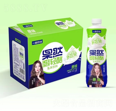 一品云臺果然奶昔乳味飲料原味1.25LX6瓶