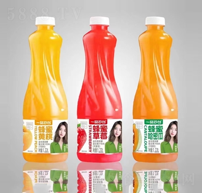 一品云臺蜂蜜黃桃+草莓+哈密瓜益生菌復(fù)合果汁飲料1.22升