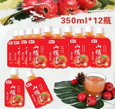 森宇山楂汁果汁飲料350ml