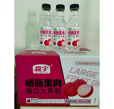 森宇荔枝果粒復合果汁飲料450mlX15