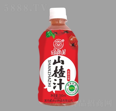 南街村山楂汁復(fù)合果汁飲料380ml