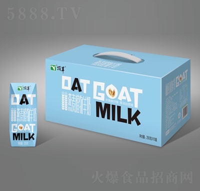頂羊早餐燕麥植物羊奶復(fù)合蛋白飲料205gX10盒