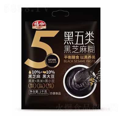 ?？Ш谖孱?lèi)黑芝麻糊沖調(diào)品