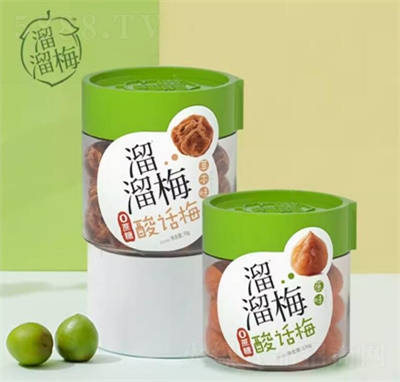 溜溜梅酸話梅136g桶裝蜜餞辦公室休閑追劇零食