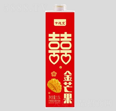 1.5LX6盒令德堂金芒果（雙喜版）復(fù)合果汁飲料