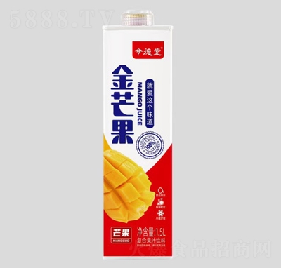 1.5LX6盒令德堂金芒果復(fù)合果汁飲料