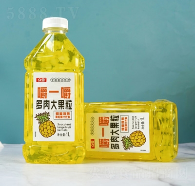 眾雪蜂蜜菠蘿復(fù)合果汁飲料1L
