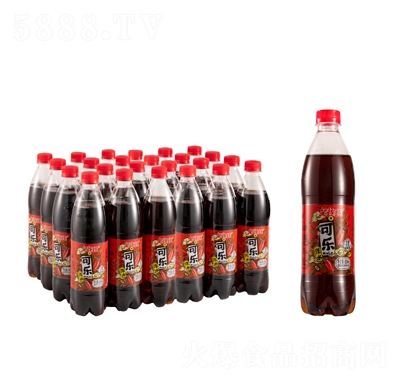 笑連連可樂汽水600ml碳酸飲料