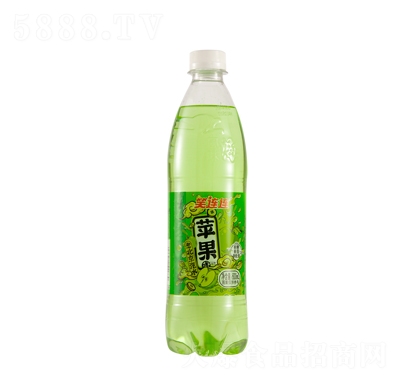 笑連連蘋果老北京汽水600毫升碳酸飲料