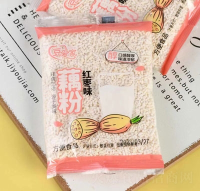 豆愛(ài)家紅棗味藕粉沖調(diào)品