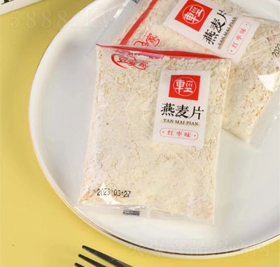 豆愛(ài)家紅棗味燕麥片沖調(diào)品