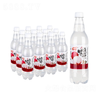 笑連連荔枝味老北京汽水500毫升碳酸飲料