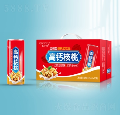 五宇隆高鈣核桃飲品245mlX6瓶