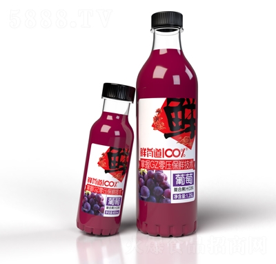 鮮有道100%葡萄復合果汁飲料400ml