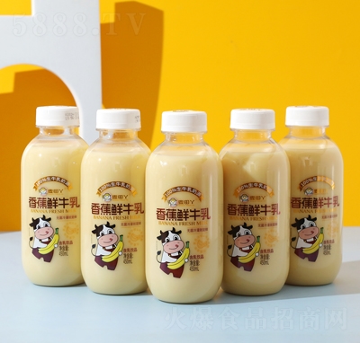 麥田丫香蕉鮮牛乳含乳飲料450ml