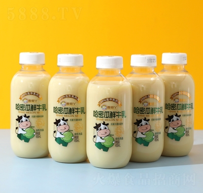 麥田丫哈密瓜鮮牛乳含乳飲品450ml