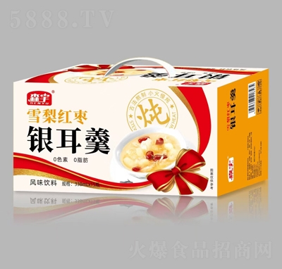 森宇雪梨紅棗銀耳羹風味飲料338mlX15瓶