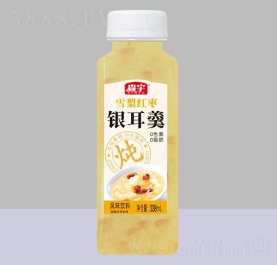森宇雪梨紅棗銀耳羹風味飲料338ml