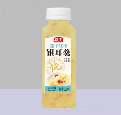 森宇蓮子紅棗銀耳羹風味飲料338ml
