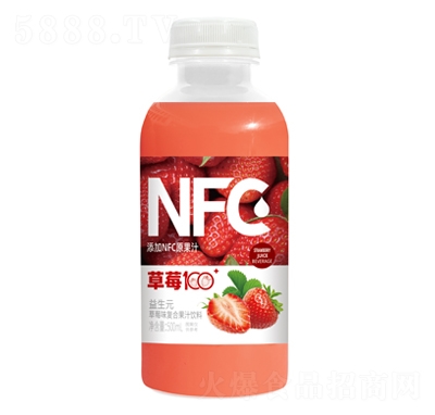 令德堂NFC益生元草莓復(fù)合果汁飲料500ml