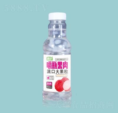 森宇嚼瓶果肉荔枝果粒復合果汁450ml