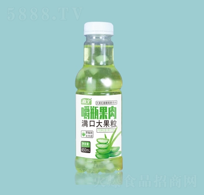 森宇嚼瓶果肉蘆薈果粒復合果汁450ml