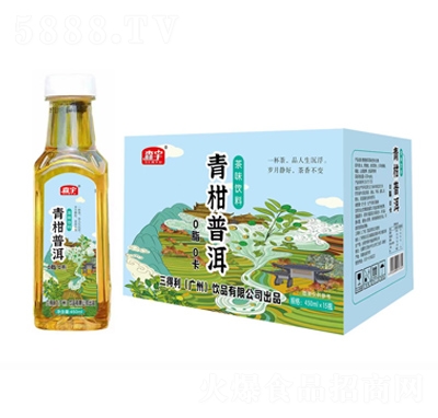 森宇茶飲料青柑普洱450ml×15瓶