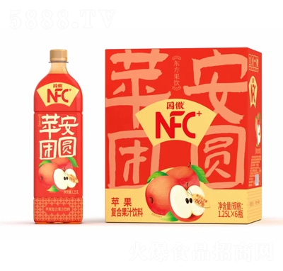 國傲復合果汁蘋果汁1.25L×6