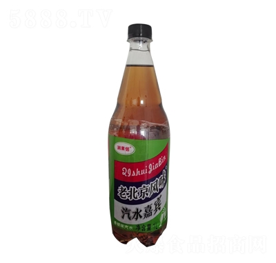 潤(rùn)果恬老北京風(fēng)味汽水嘉賓香檳味1L