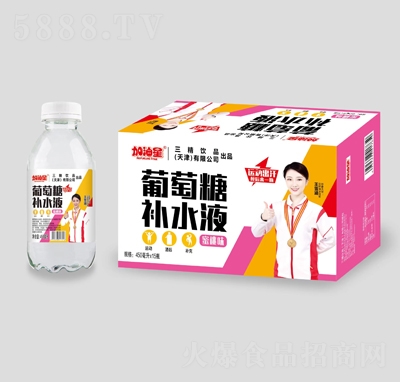 加油星蜜桃味葡萄糖補水液450mlX15瓶