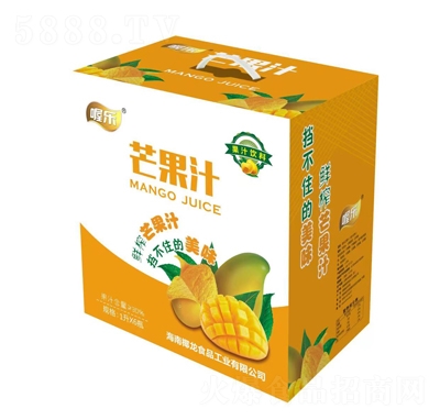 喔樂(lè)芒果汁果汁飲料1升X6瓶