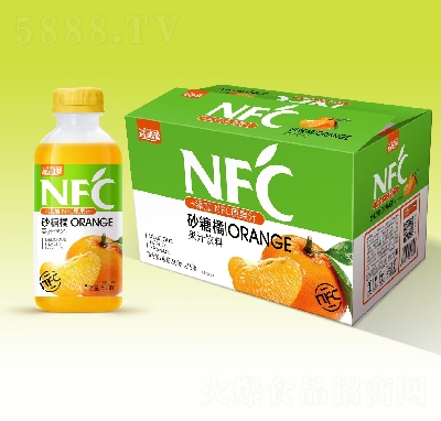 益和源NFC果汁飲料砂糖橘汁500ml×15瓶