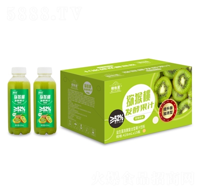 維他星獼猴桃味益生菌發(fā)酵復(fù)合型果汁飲料428毫升X15瓶