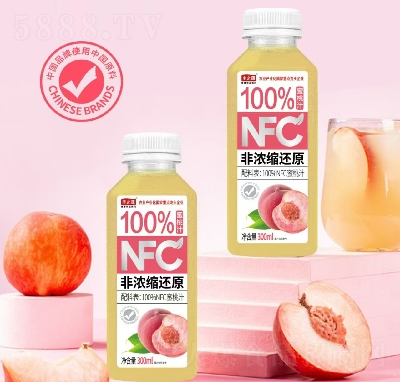 豐之源NFC蜜桃汁果汁飲料300毫升