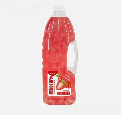 令德堂草莓風(fēng)味果汁飲料2.35L