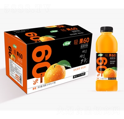 浩明輕果60香橙復(fù)合果汁飲料618mlX15