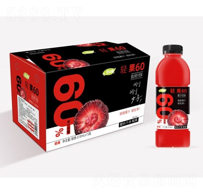 浩明輕果60楊梅復(fù)合果汁飲料618mlX15