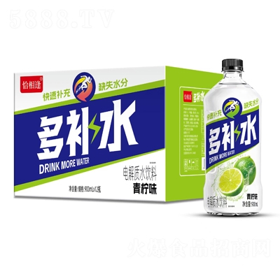 恰相逢多補(bǔ)水電解質(zhì)飲料青檸味900mlX12瓶