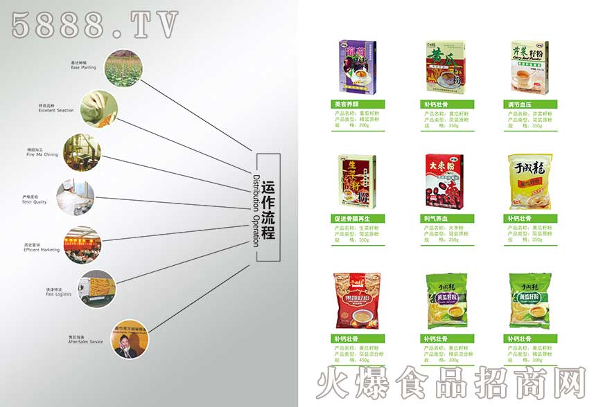 永龍食品招商彩頁(yè)