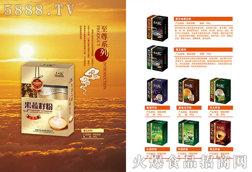 永龍食品招商彩頁(yè)
